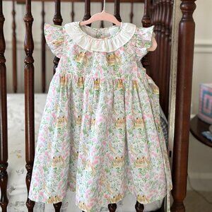 Edgehill collection pearly gates bunny rabbit dress - size 18M